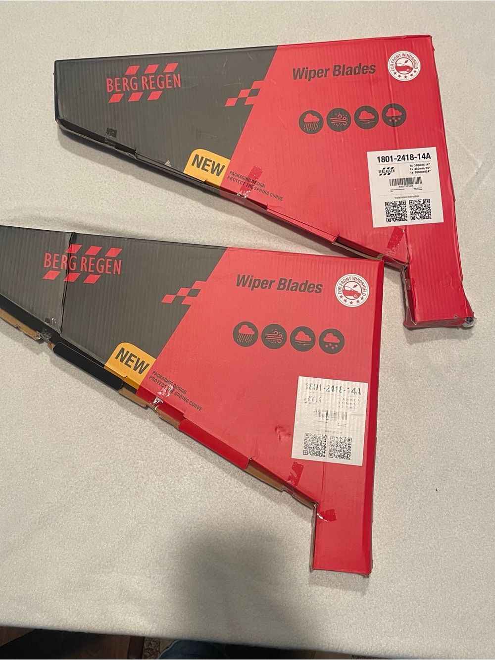 Berg Regen wiper blades 1801-2418-14a